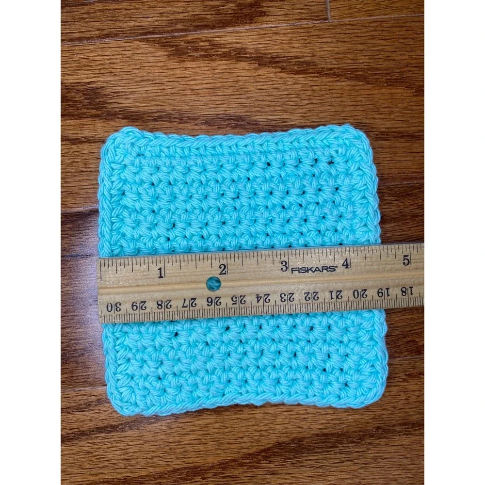 Set of 4‎ Handmade Crochet Face Cloths